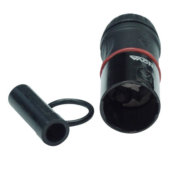 Enova RJ45-Kabelgehäuse Ethernet, Schwarz
