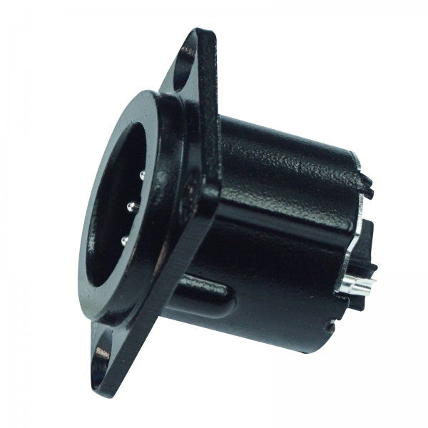 Enova 5-Pin XLR Stecker-Einbaubuchse, schwarz