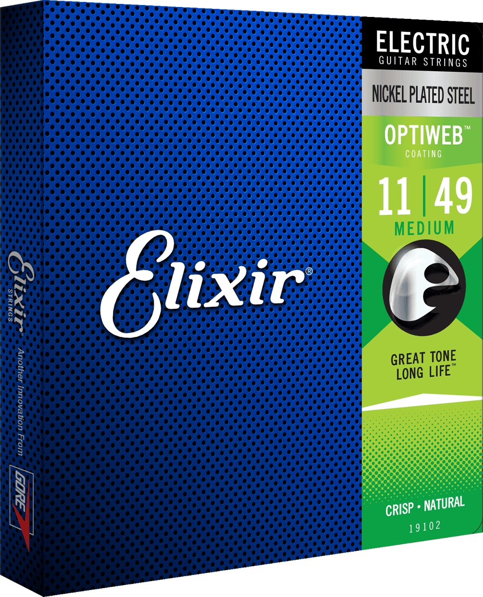 Elixir Optiweb Gitarrengurte (Medium, 11-49)