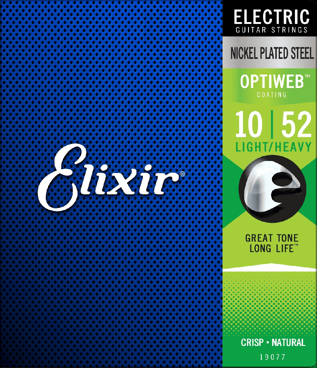 Elixir Optiweb Gitarrengurte (Light/Heavy, 10-52)