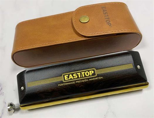 Easttop Kromatisk Mundharmonika - EWP-12 WOOD