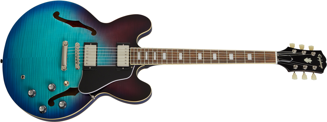 Epiphone ES-335 Figured E-Gitarre (Blueberry Burst)