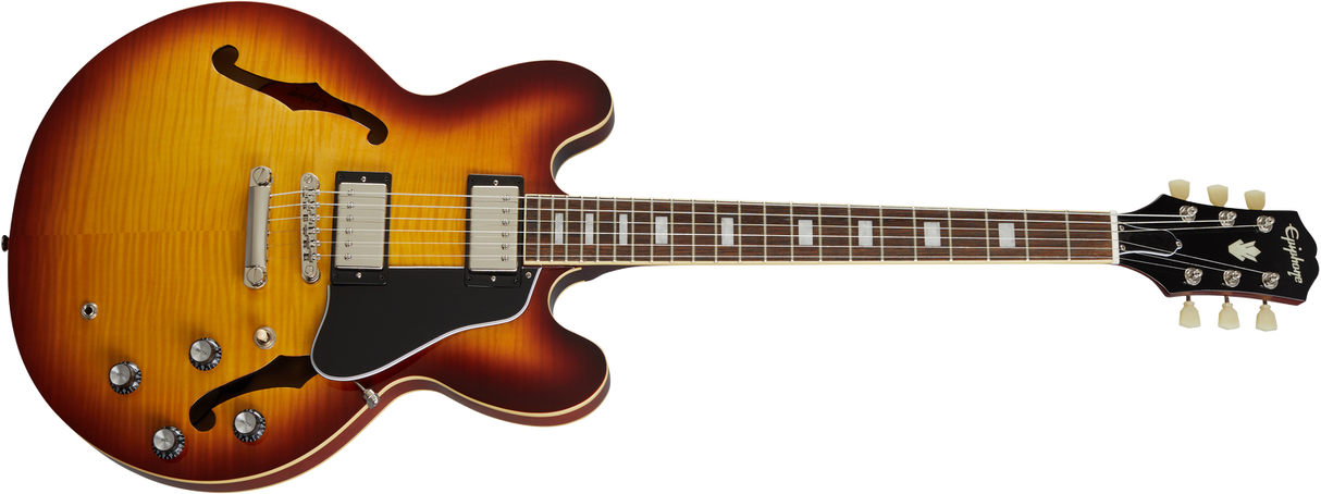 Epiphone ES-335 Figured E-Gitarre (Raspberry Tea Burst)