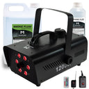 Marconi 1200W 6 LED Nebelmaschine Bundle