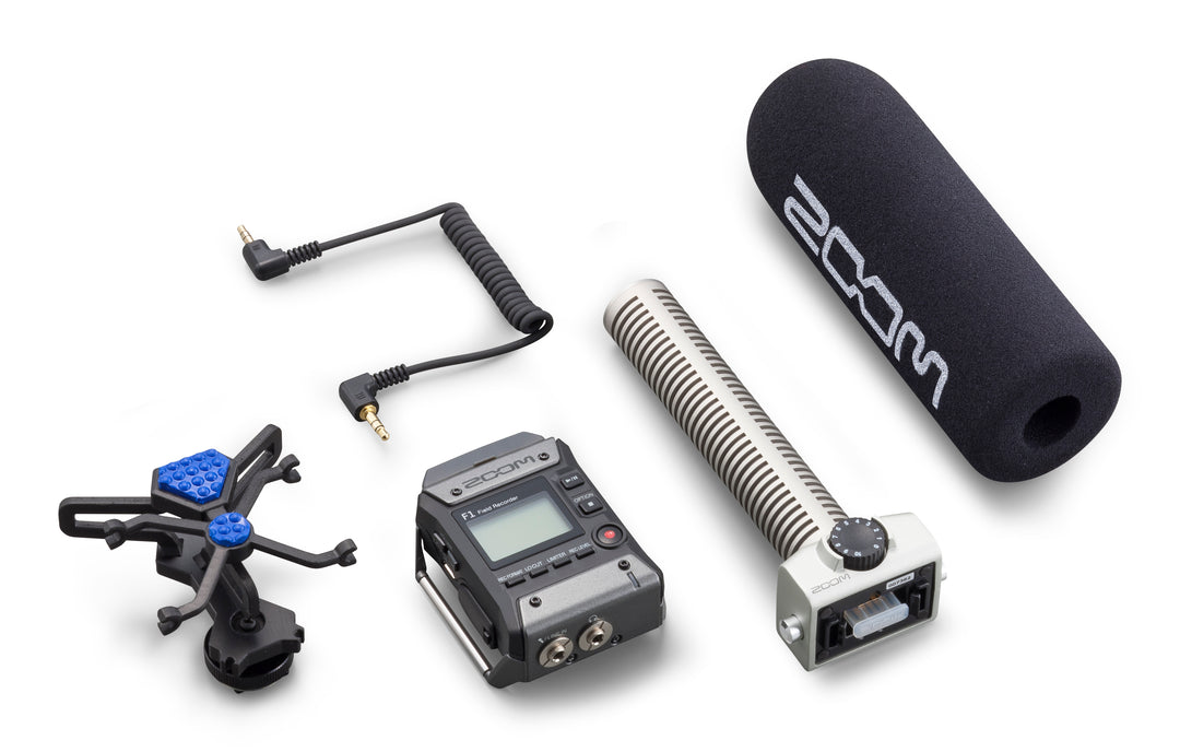 Zoom F1-SP Field Recorder + Shotgun Mikrofon