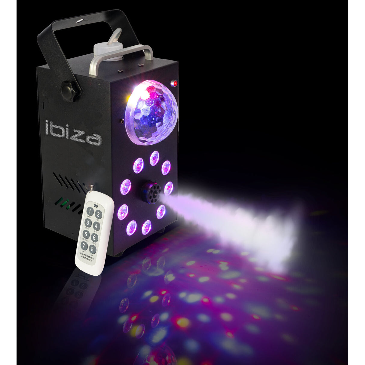 Ibiza Nebelmaschine mit RGB und Astro Power (700W)