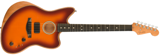 Fender American Acoustasonic Jazzmaster E-Gitarre (Tobacco Sunburst)
