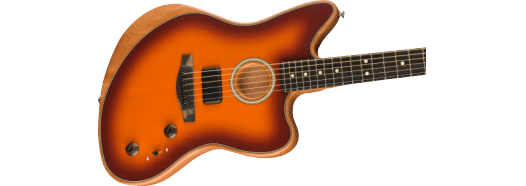 Fender American Acoustasonic Jazzmaster E-Gitarre (Tobacco Sunburst)