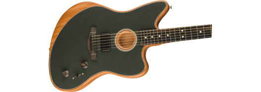 Fender American Acoustasonic Jazzmaster E-Gitarre (Tungsten)