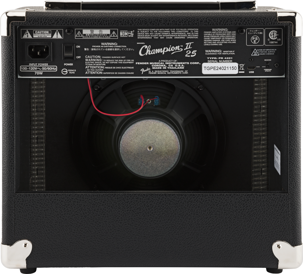 Fender Champion II 25 Gitarrenverstärker