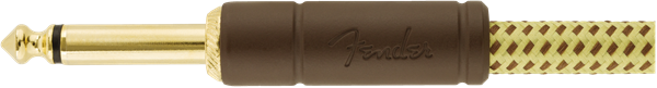 Fender Deluxe Gitarren Kabel Vinkelstik (Tweed, 3m)