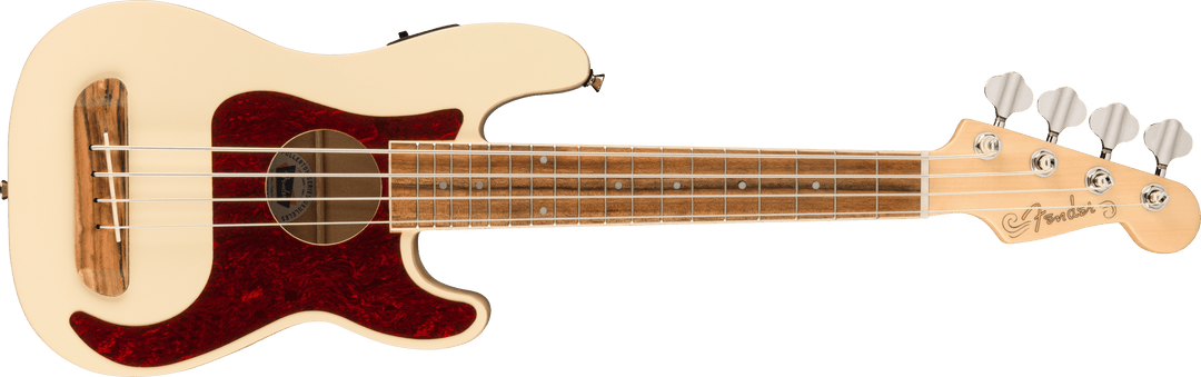 Fender Fullerton Precision Bass Ukulele (Olympic White)