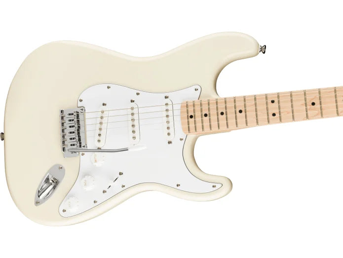 Fender Squier Affinity Stratocaster Electric Guitar Starter Kit (Olympic White)