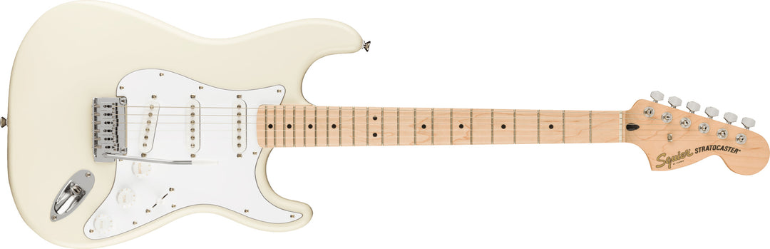 Fender Squier Affinity Stratocaster E-Gitarre (Olympic White)