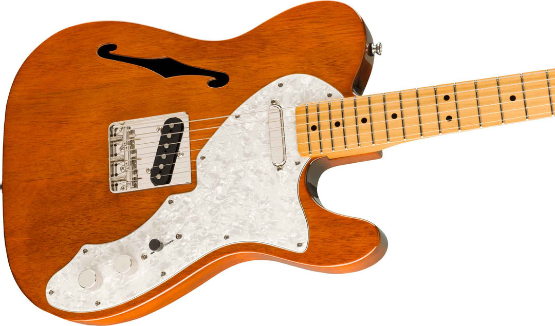 Fender Squier Classic Vibe '60s Custom Telecaster Thinline E-Gitarre (Natural)
