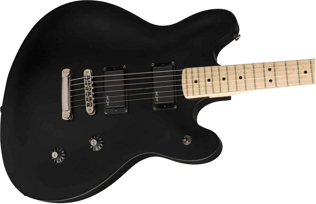 Fender Squier Contemporary Active Starcaster E-Gitarre (Flat Black)