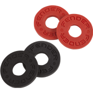 Fender Strap Blocks 4-pak (Rot, Schwarz)