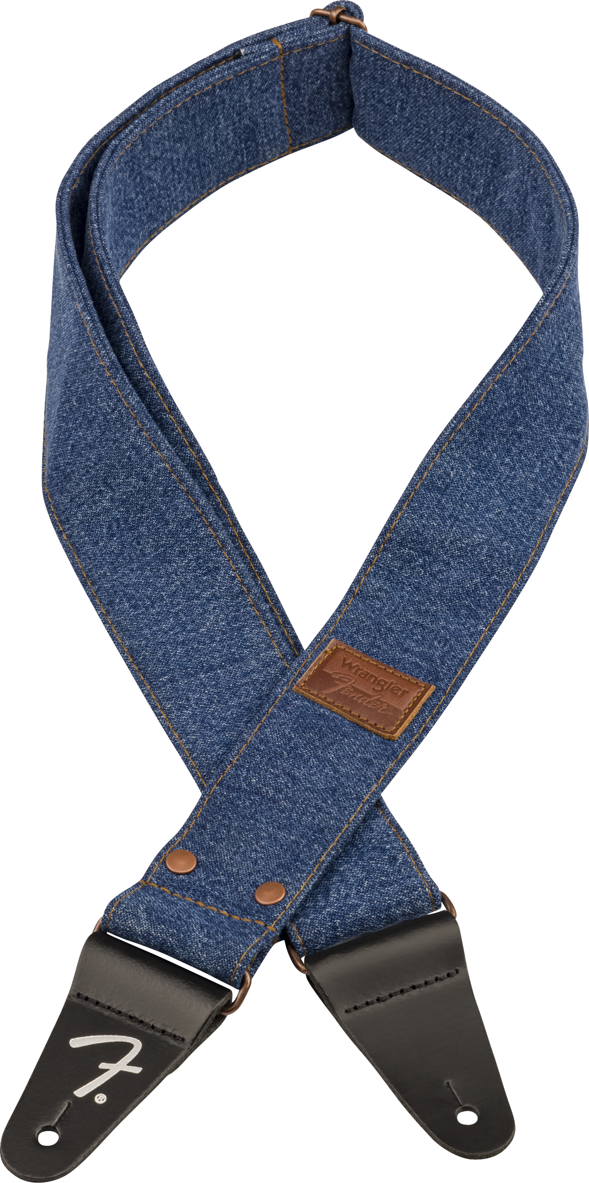 Fender x Wrangler Denim Gitarrenrem (Indigo, 2")