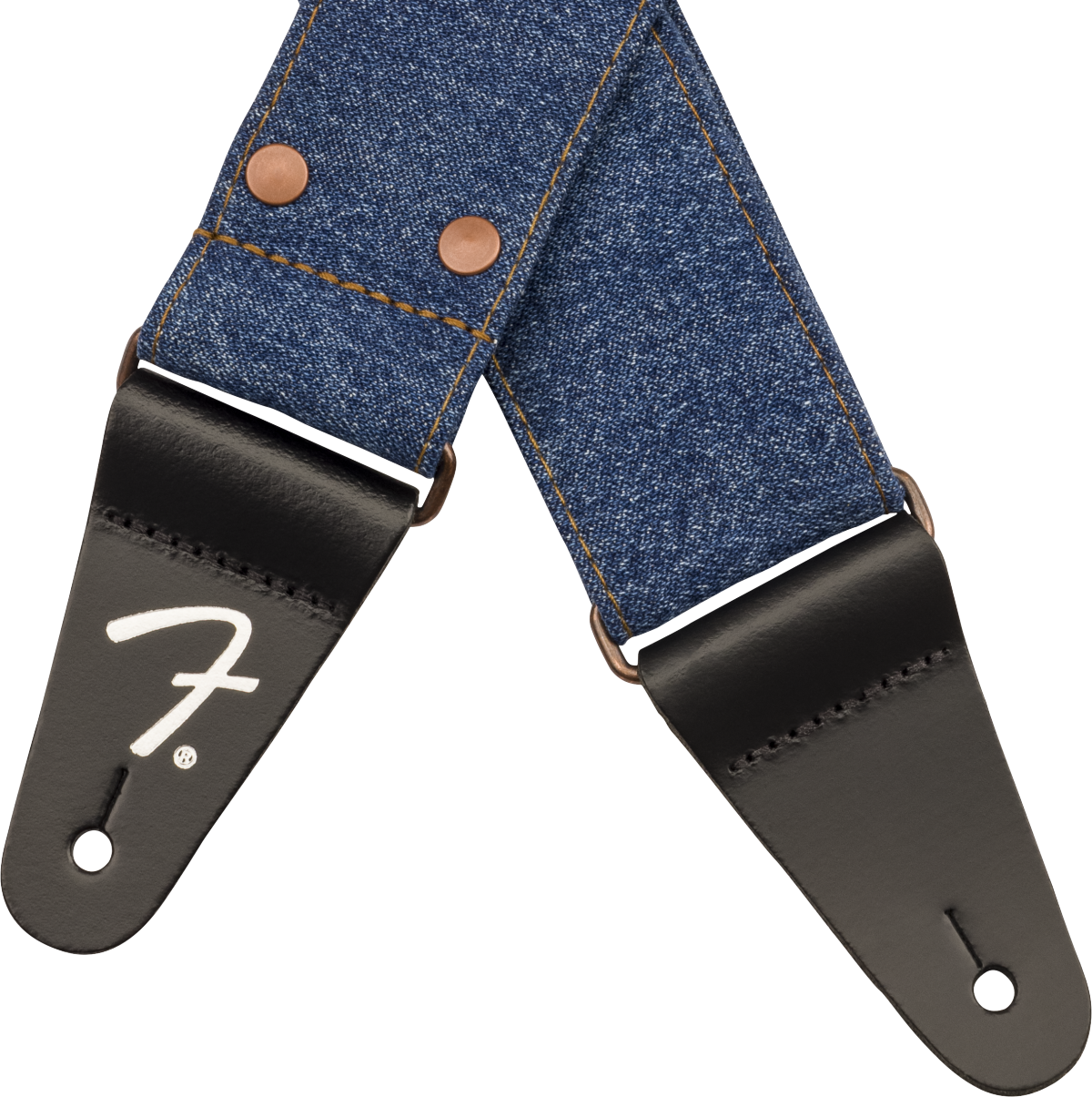Fender x Wrangler Denim Gitarrenrem (Indigo, 2")