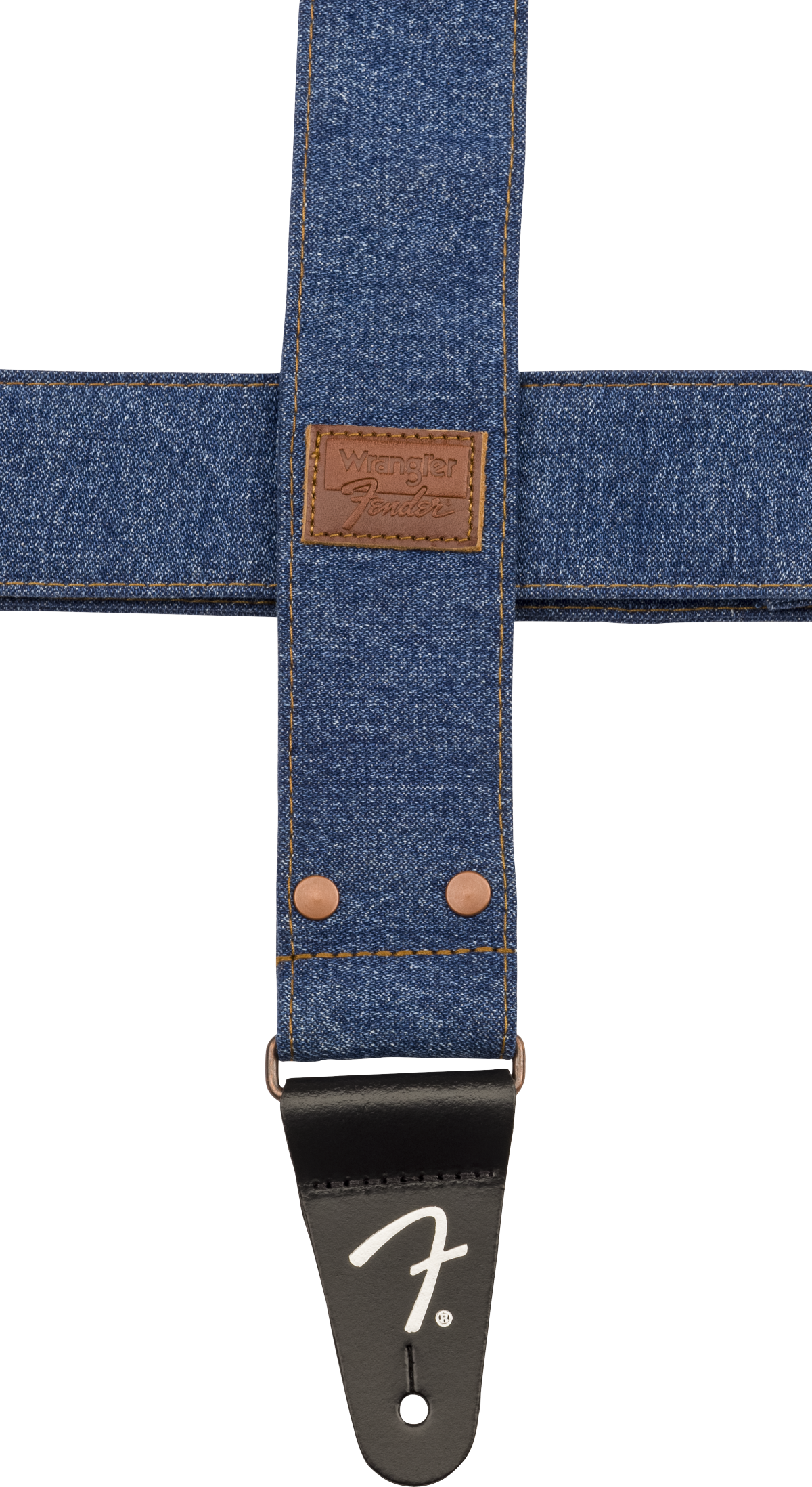 Fender x Wrangler Denim Gitarrenrem (Indigo, 2")