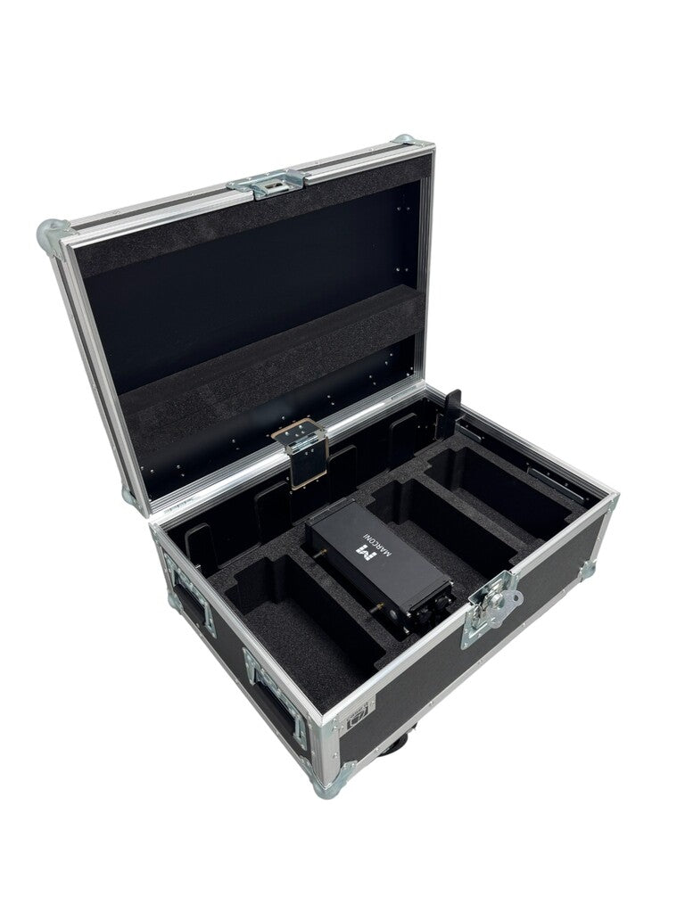 Marconi Flightcase für 4 X Apollo Batterielampe