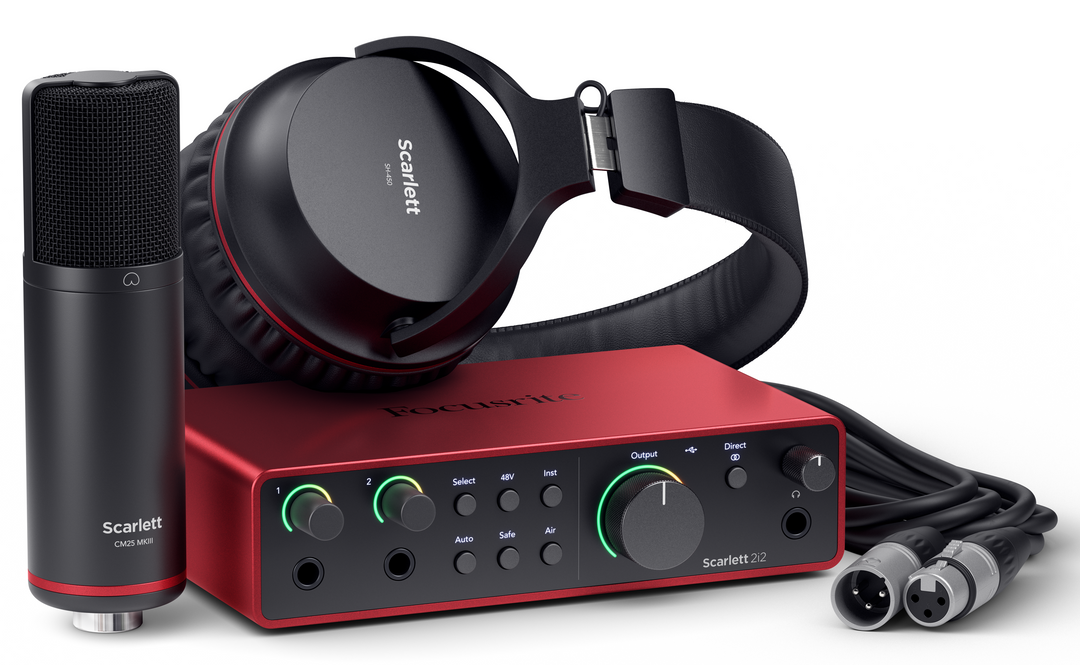Focusrite Scarlett 2i2 Studio 4th Gen Audiointerfaces Paket