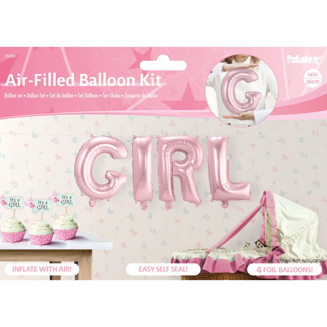 Folienballon Baby "Girl" (Pink)