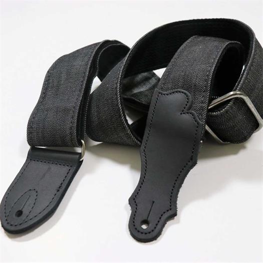 Franklin Gitarrengurt in Denim - DN-BK-BK