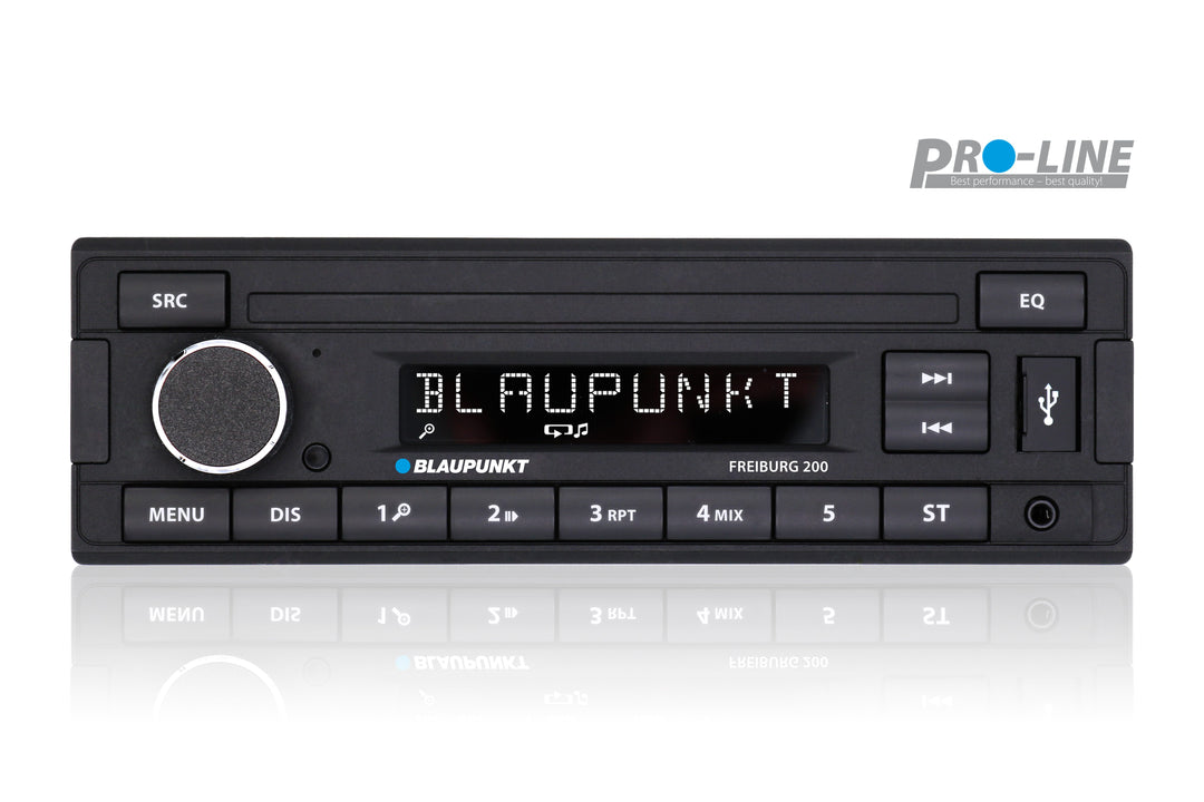 Blaupunkt Freiburg 200 1-DIN Autoradio mit USB, AUX und RDS – 4 x 50W