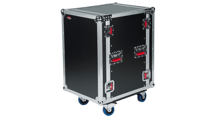 Gator G-TOUR 16U CAST rackcase 16U mit Rollen