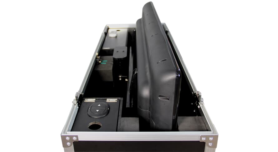 Gator G-TOUR ELIFT 55 flightcase mit elektrisch anhebbarem Bildschirm