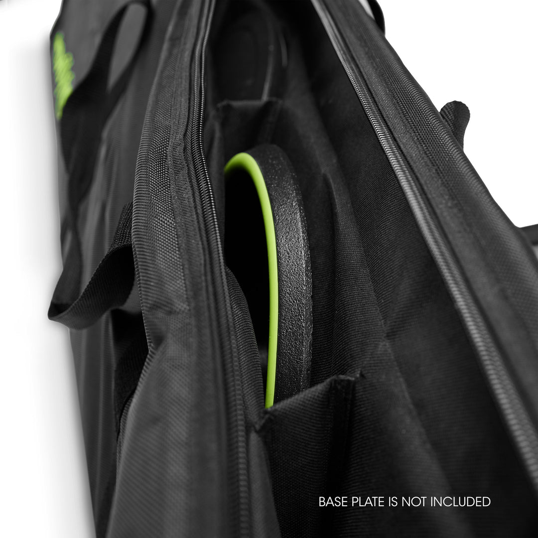 Gravity BG MS PB 4 B – Transporttasche für 4 Mikrofonständer mit Plattenfuß