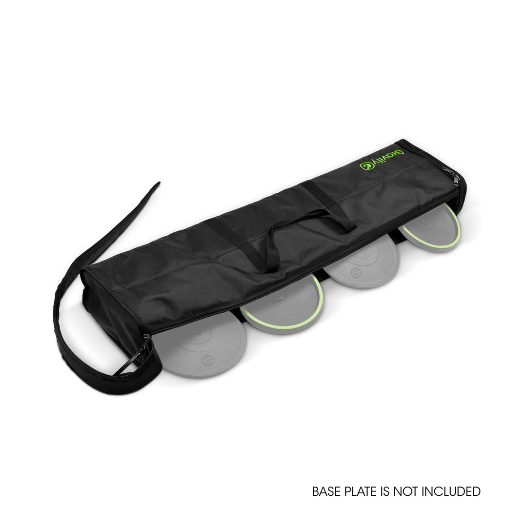 Gravity BG MS PB 4 B – Transporttasche für 4 Mikrofonständer mit Plattenfuß