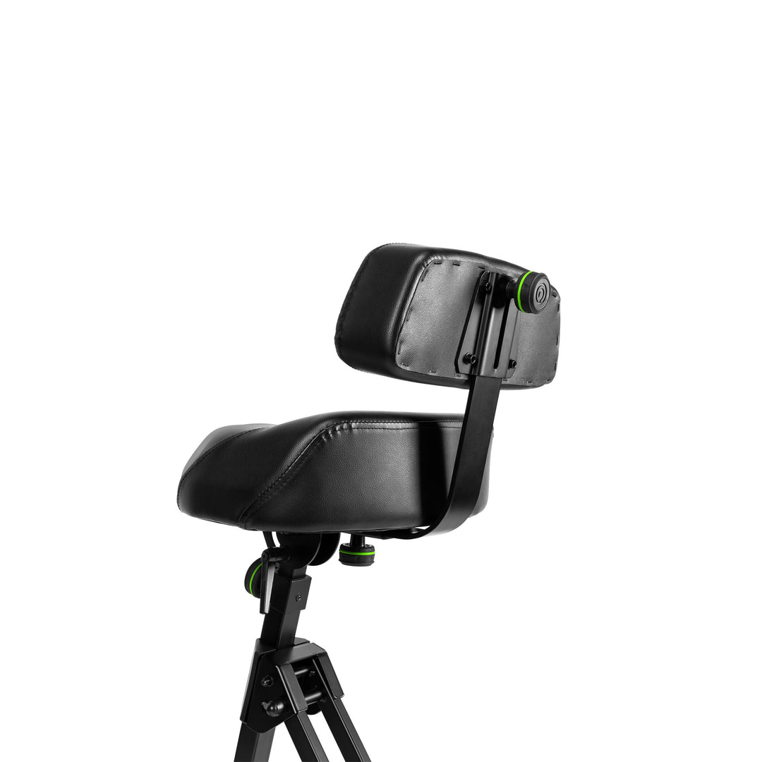Gravity FM SEAT1 BR - Höhenverstellbarer Hocker mit Fuß- und Rückenlehne