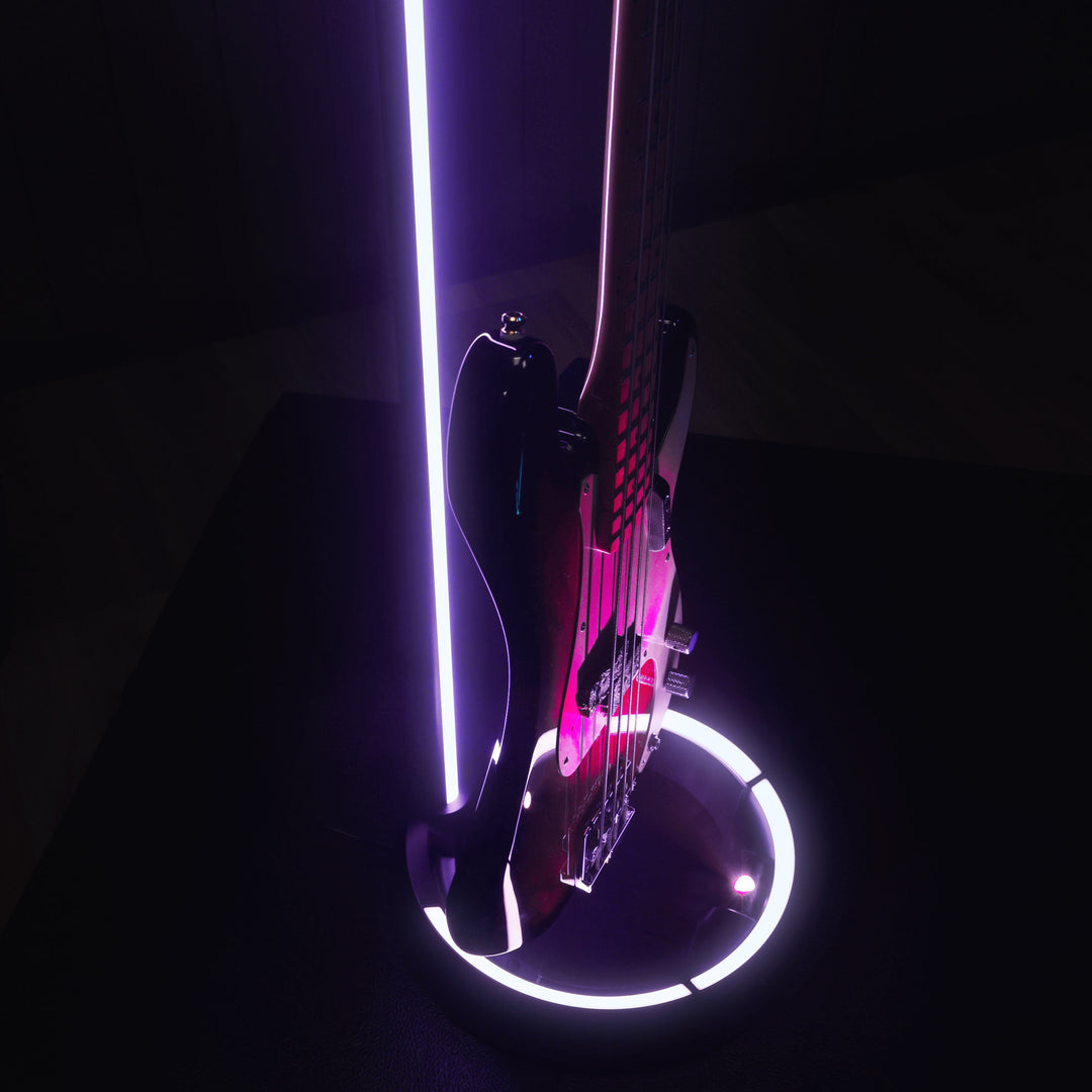 Gravity GS LS 01 NH B – GLOW-STAND® Gitarrenständer, Neckhug