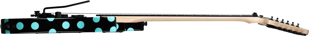 Kramer Guitars NightSwan El-Guitar (Black with Blue Polka Dots )