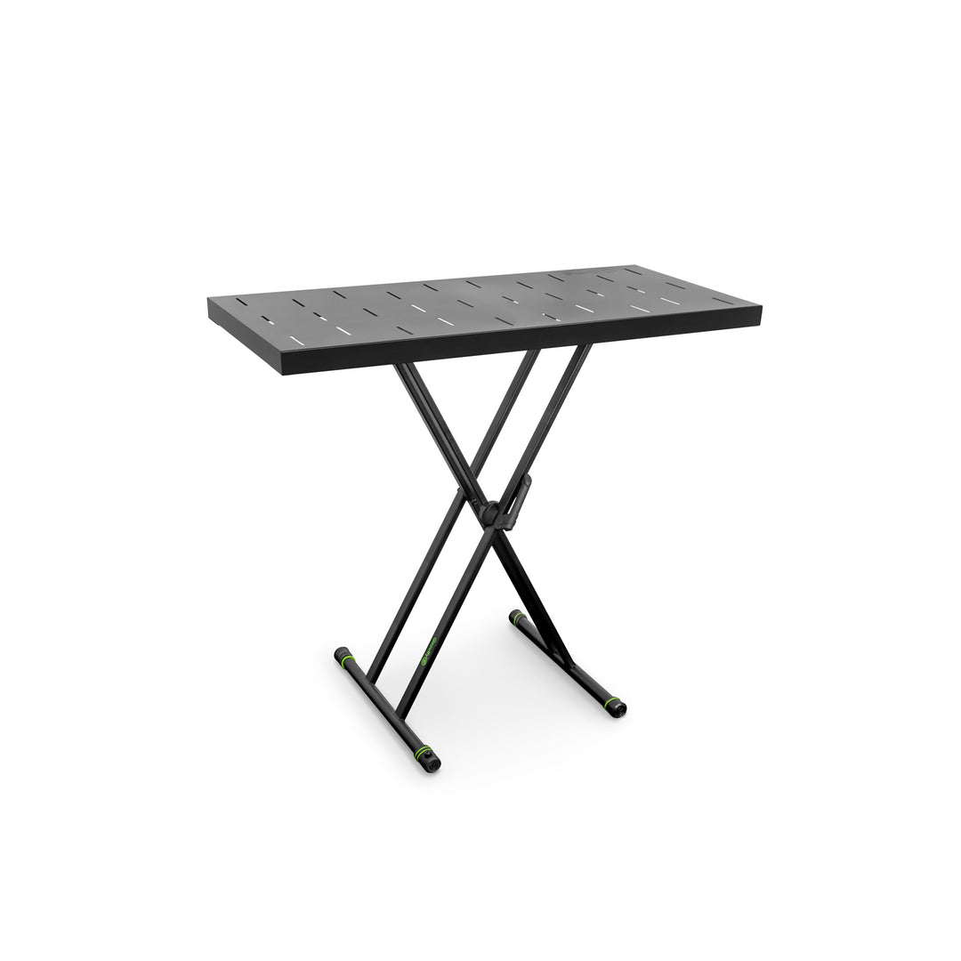 Gravity KSX 2 RD SÆT 1 – X-förmiger keyboard-Ständer mit Doppelstütze und Ablage, set 1