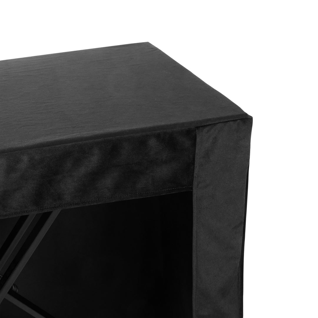 Gravity KSX 2 RD SÆT 1 – X-förmiger keyboard-Ständer mit Doppelstütze und Ablage, set 1