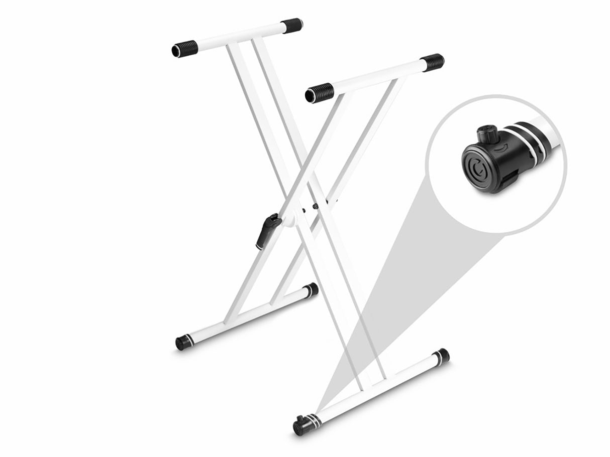Gravity keyboard stand, hvid (KSX 2)