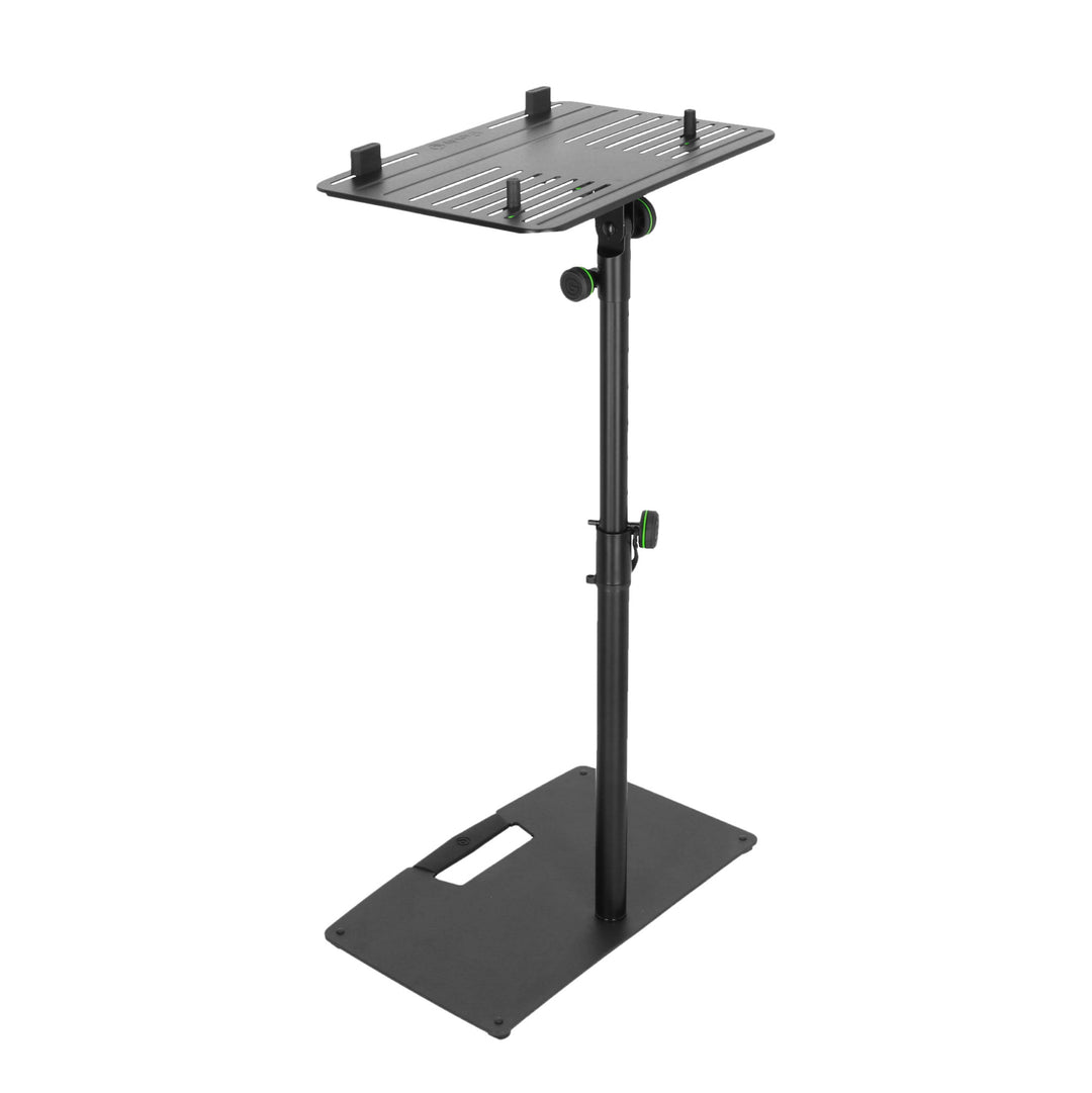 Gravity LTS T 02 B - Universeller Laptopständer mit verstellbaren Haltestiften und Stahlbasis, schwarz