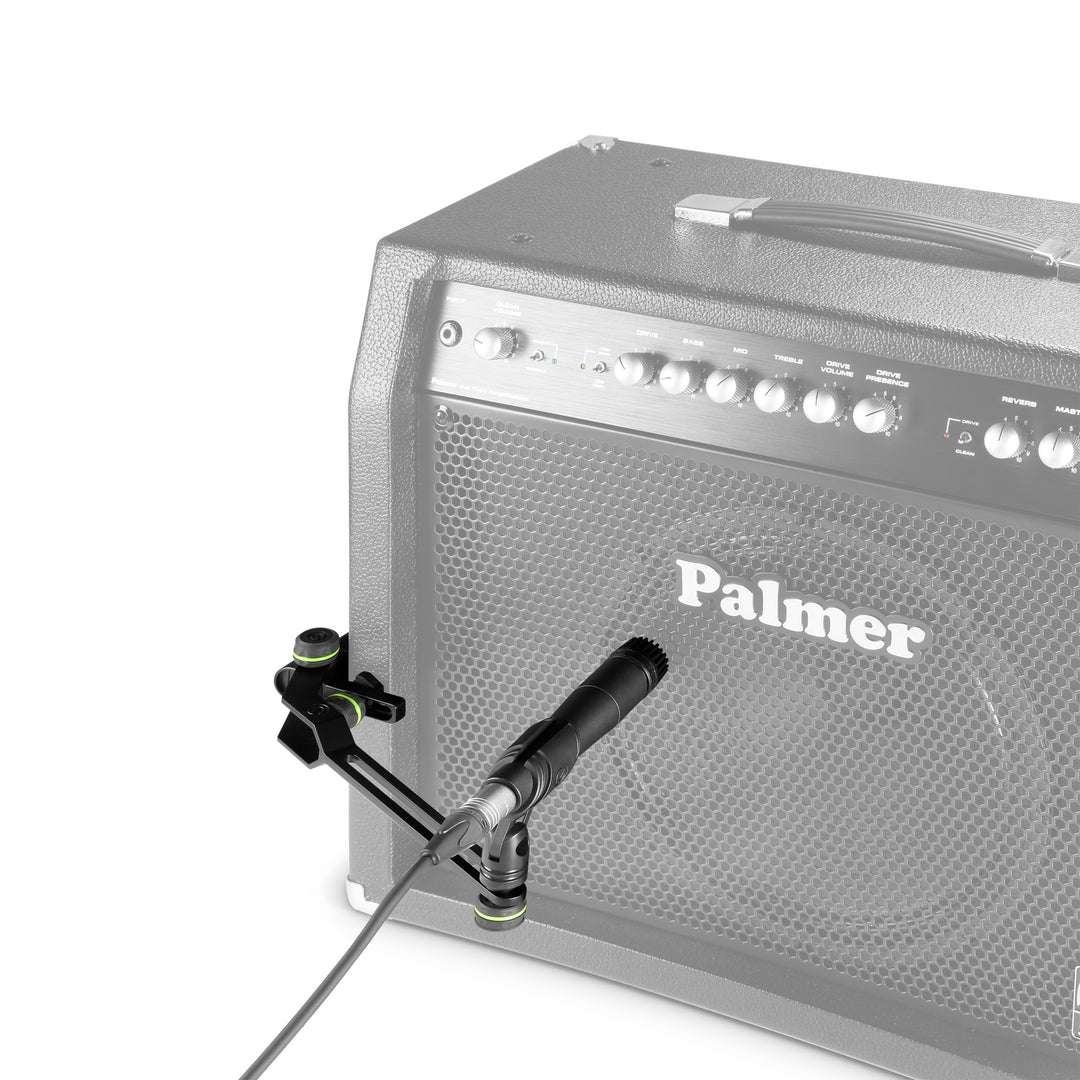 Gravity MS CAB CL 01 S - Kabinetklemme - Mikrofonhalter für Gitarrenverstärker, kurze Version
