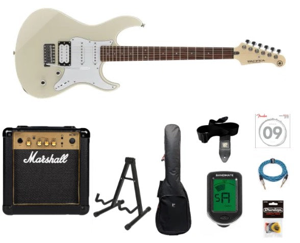 Yamaha Pacifica GPA112V Starterpaket (Vintage White)