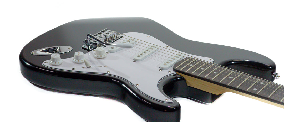 Grooveland ST E-Gitarre (Schwarz)