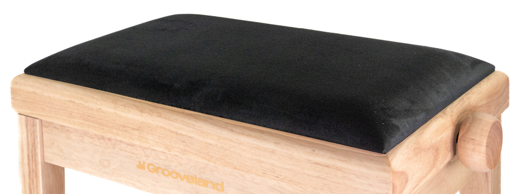 Grooveland KB250 Klavierbank (Holz/Schwarz)