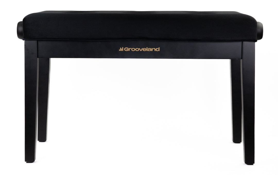Grooveland KB320 Doppel Klavierbank (Matt Schwarz)