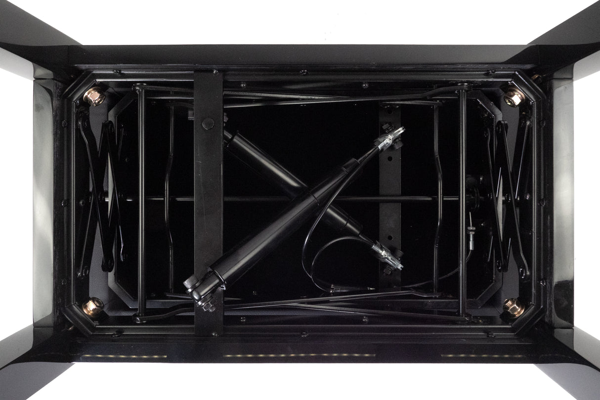 Grooveland KB400 Hydraulische Klavierbank (Schwarz Hochglanz)