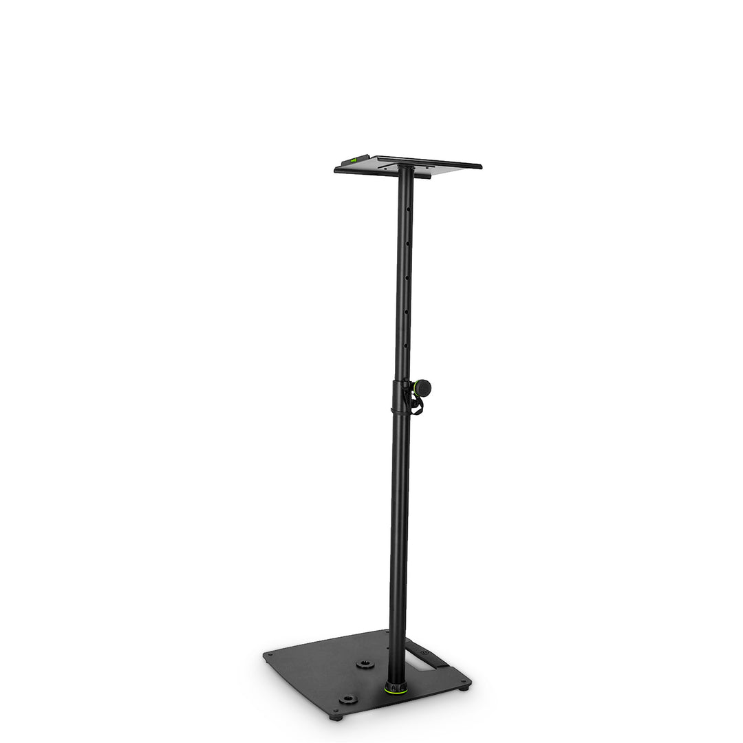 Gravity SP 3202 CS B – Lautsprecherständer für Studiomonitore mit quadratischer Stahlbasis
