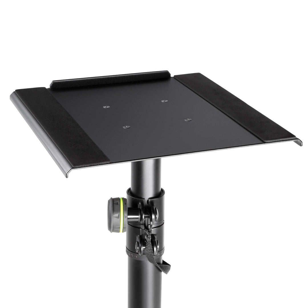 Gravity SP 3202 CS B – Lautsprecherständer für Studiomonitore mit quadratischer Stahlbasis