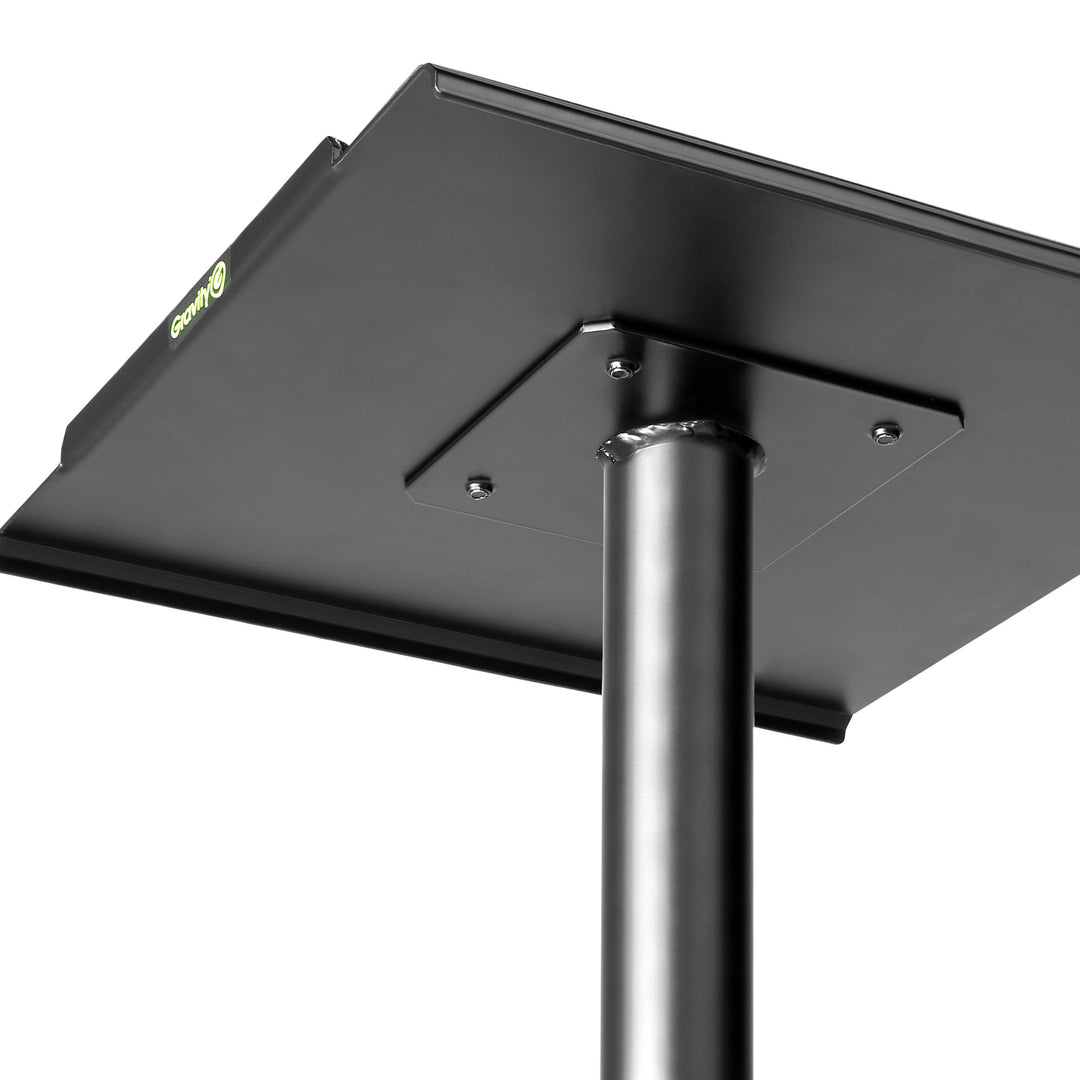 Gravity SP 3202 CS B – Lautsprecherständer für Studiomonitore mit quadratischer Stahlbasis