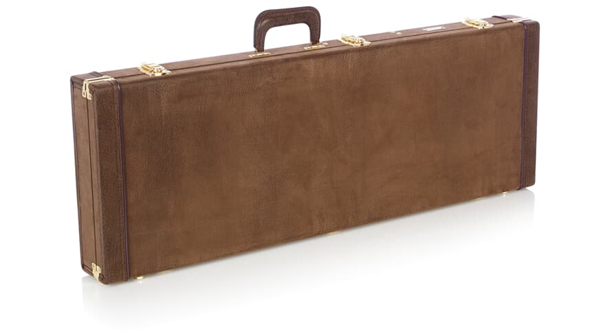 Gator GW-ELECT-VIN Holzkoffer für e-gitarre, Vintage Brown